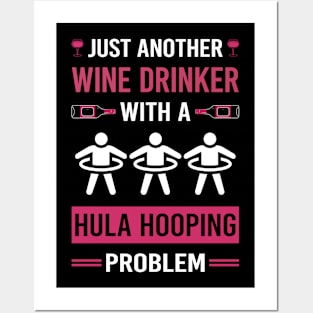 Wine Drinker Hula Hooping Posters and Art